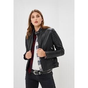 Diesel Lily Biker Leather Jacket Black Size XS NWT $700